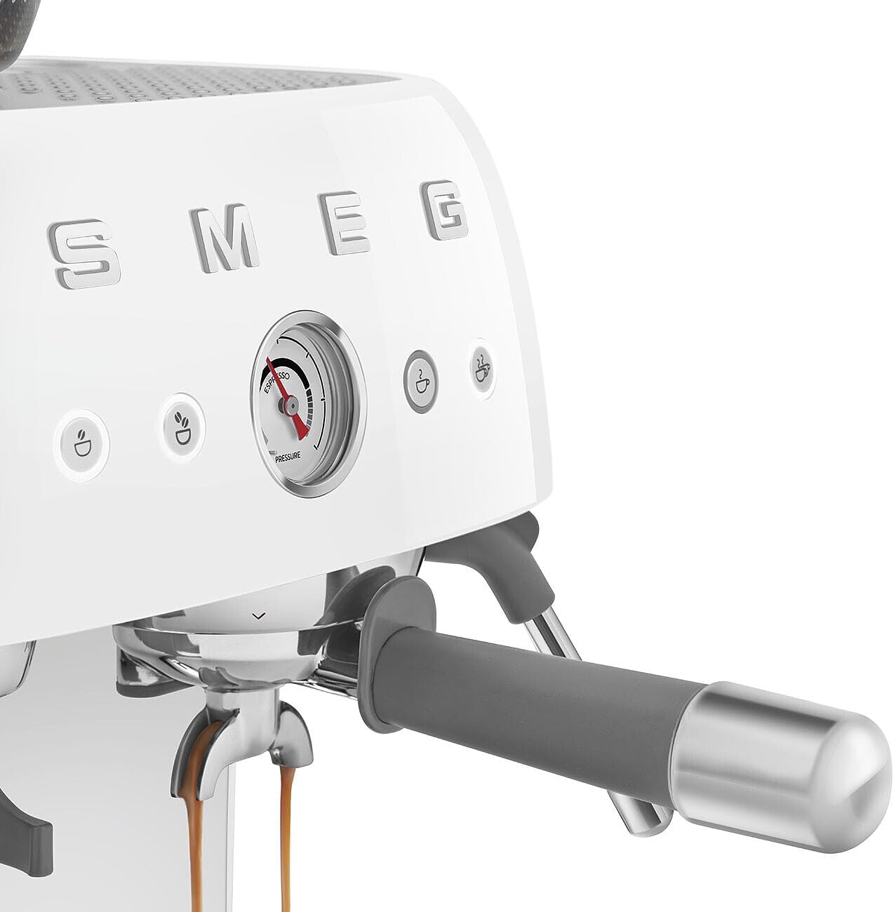 Smeg EGF03: Semi-Automatic Espresso Machine with Grinder