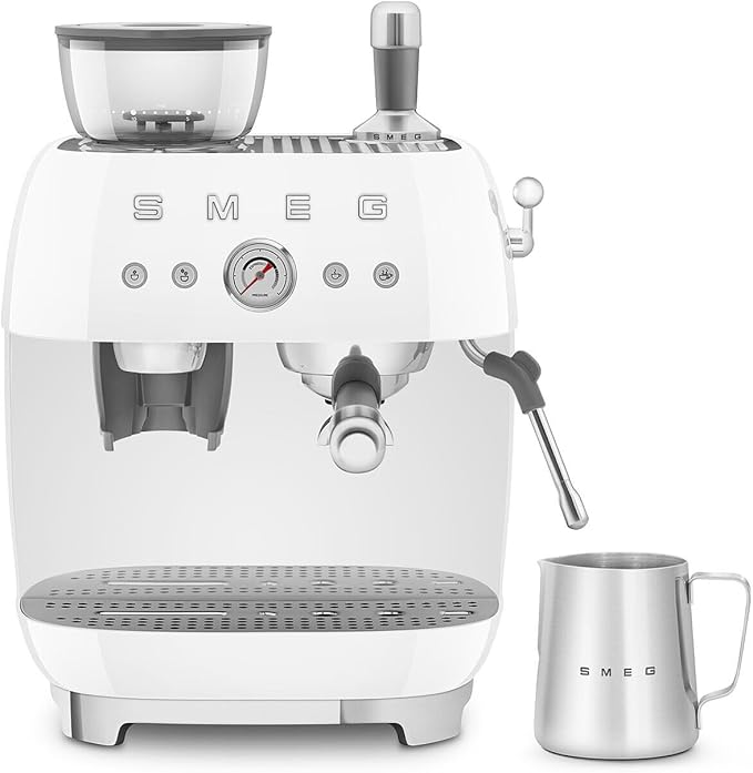 Smeg EGF03: Semi-Automatic Espresso Machine with Grinder