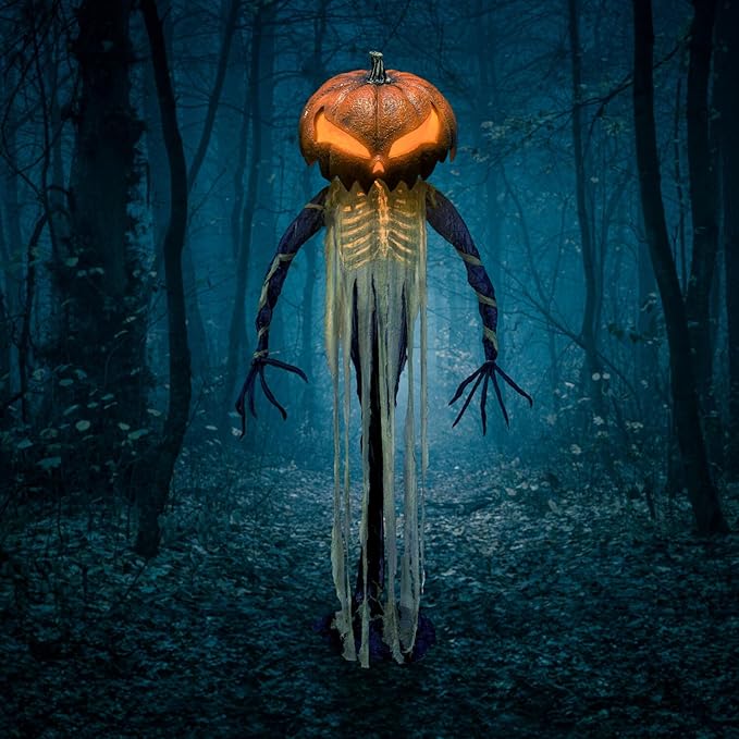 Quntis Scary Giant Skeleton β Lighted Eyes, Spooky Sound π»