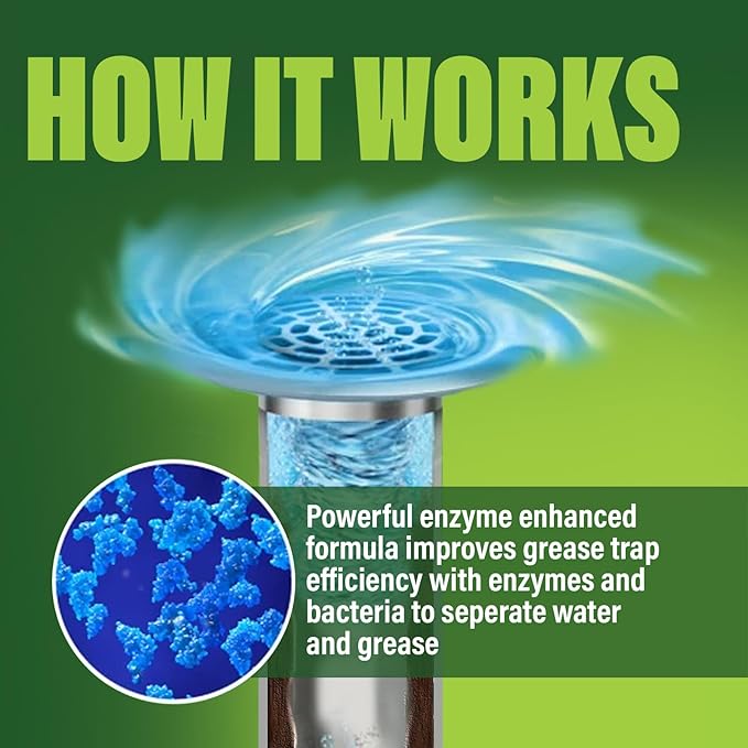 Green Gobbler ENZYMES – Fights odors, breaks down grease 🗑️