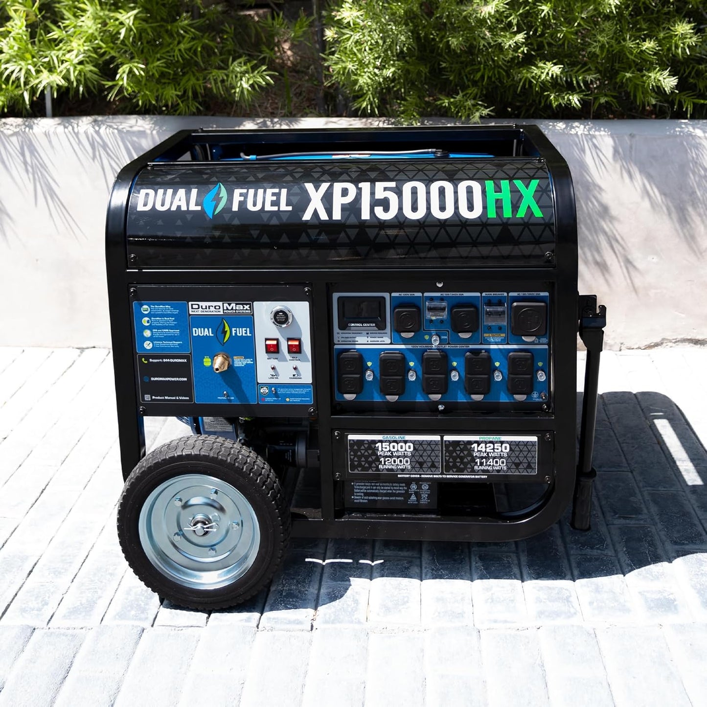 DuroMax XP15000HXT Dual-Fuel Generator