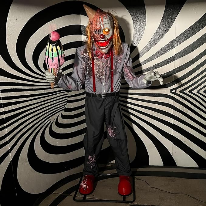 Quntis Scary Giant Skeleton β Lighted Eyes, Spooky Sound π»