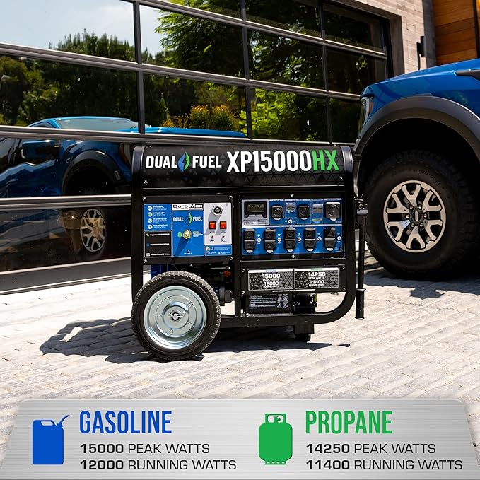 DuroMax XP15000HXT Dual-Fuel Generator