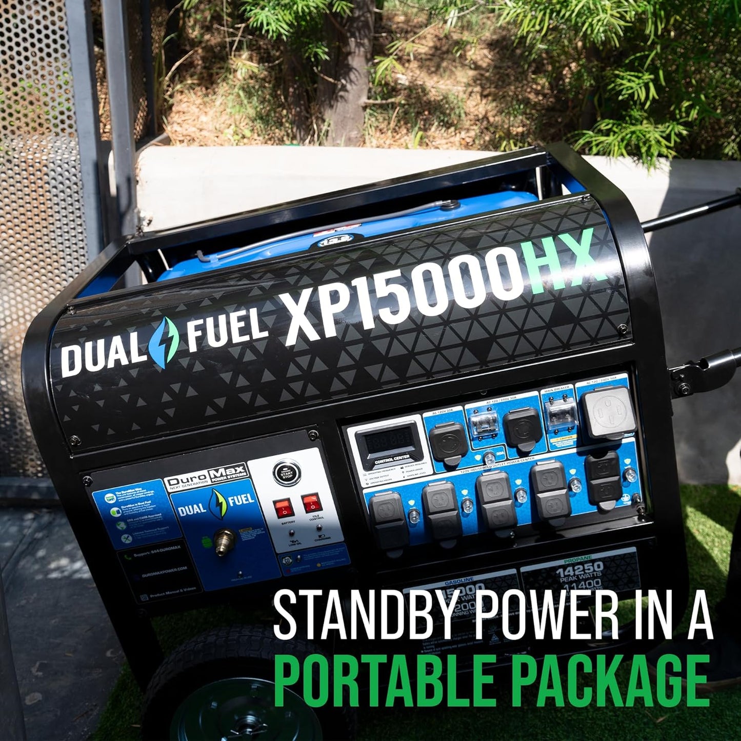 DuroMax XP15000HXT Dual-Fuel Generator