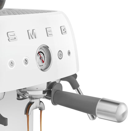 Smeg EGF03: Semi-Automatic Espresso Machine with Grinder