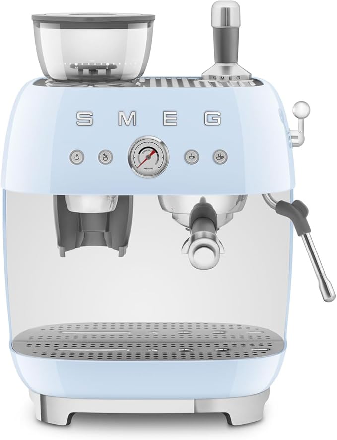 Smeg EGF03: Semi-Automatic Espresso Machine with Grinder