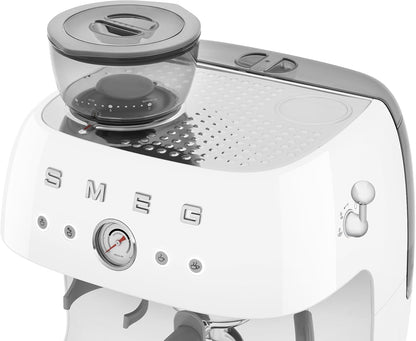 Smeg EGF03: Semi-Automatic Espresso Machine with Grinder
