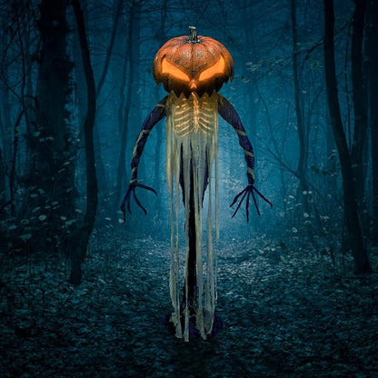 Quntis Scary Giant Skeleton – Lighted Eyes, Spooky Sound 👻