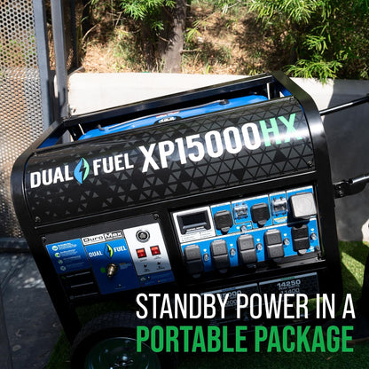 DuroMax XP15000HXT Dual-Fuel Generator